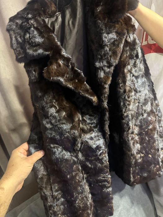 Норковая шуба размер L