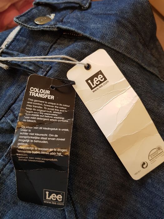 Lee damskie jeansy robaczki capri  24 roz.36 S