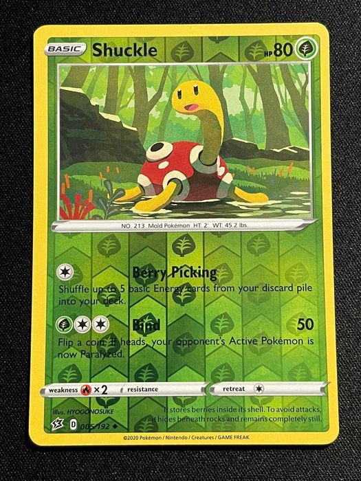 Carta Pokémon Shuckle 5/192 Rebel Clash