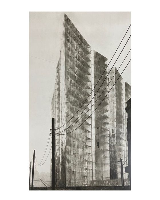 Póster Mies Van der Rohe - Friedrichstrasse, Berlin 1922