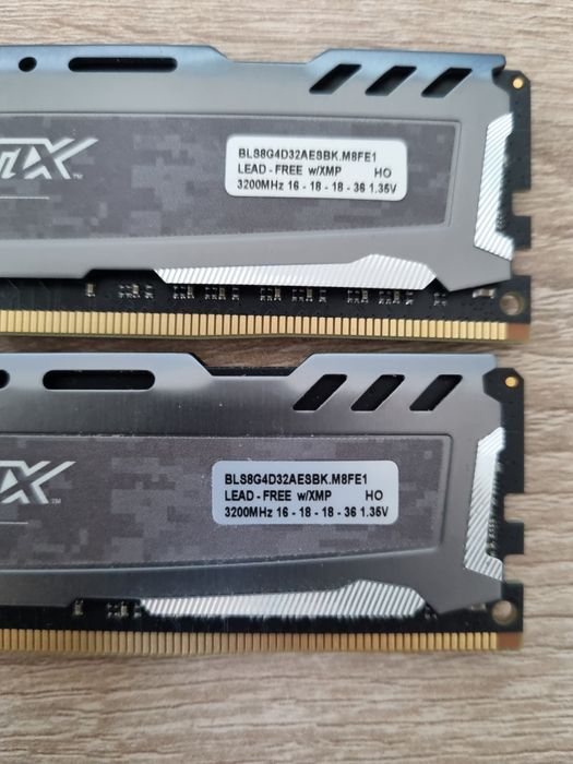 crucial ballistix 3200 - купить комплектующие для ПК - Цена на OLX.ua