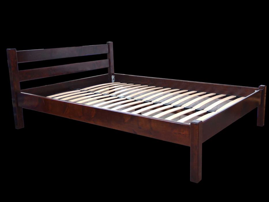 Кровать из дерева двуспальная полуторная Модерн, ліжко з дерева