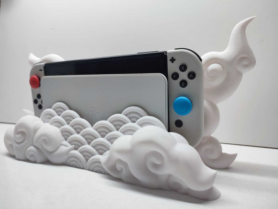 Stand de Nuvens para Docking de Nintendo Switch (V1, V2 & OLED)