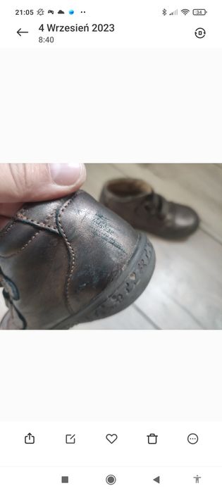 Buty bopy 25 dziewczynka