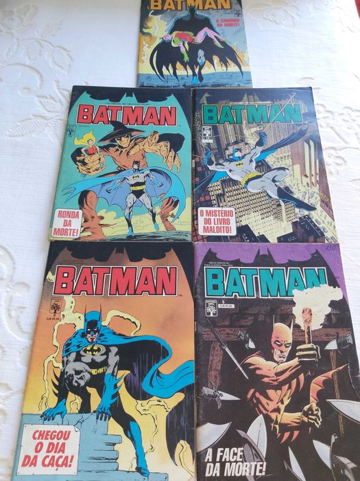 5 revistas Batman da editora Abril