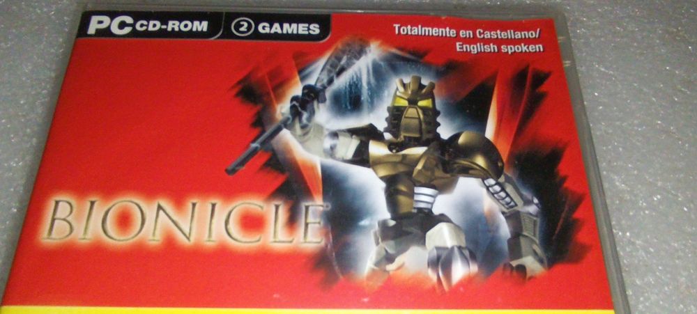 Raro Jogos antigos LEGO pra PC Bionicle/Drone Racers