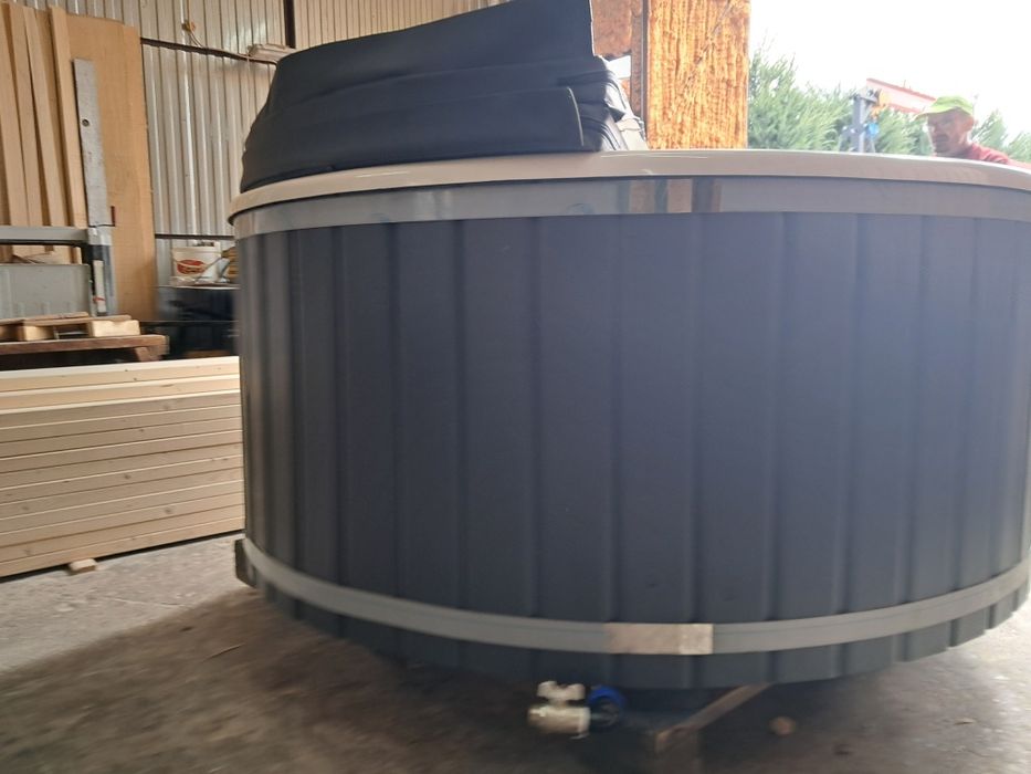 Balia ogrodowa ruska bania jacuzzi basen beczka sauna