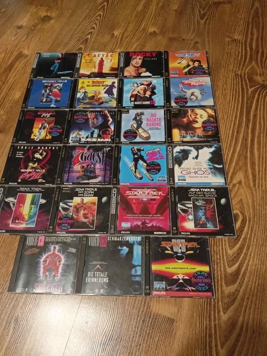 Kolekcja filmów VCD cd-i filmy na CD z lat 90-tych