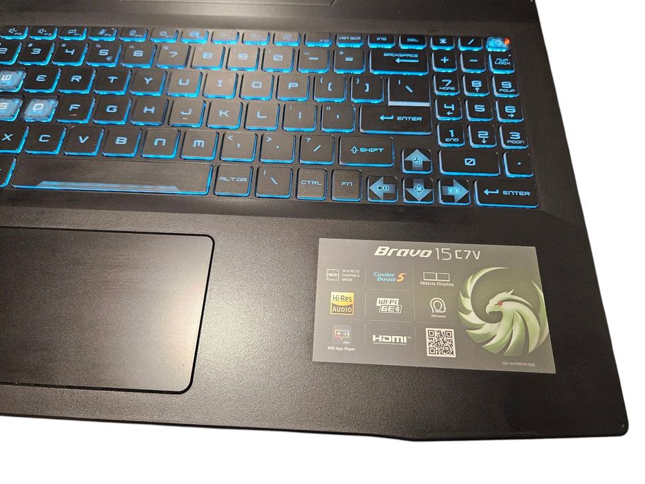 Laptop gamingowy MSI Bravo RTX 4060 Ryzen 7 SSD 1TB RAM 16GB