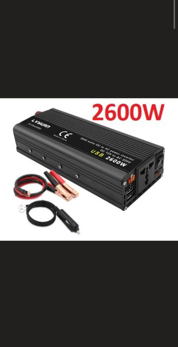 Інвертор LVYUAN 12В 220В 2600 Вт
