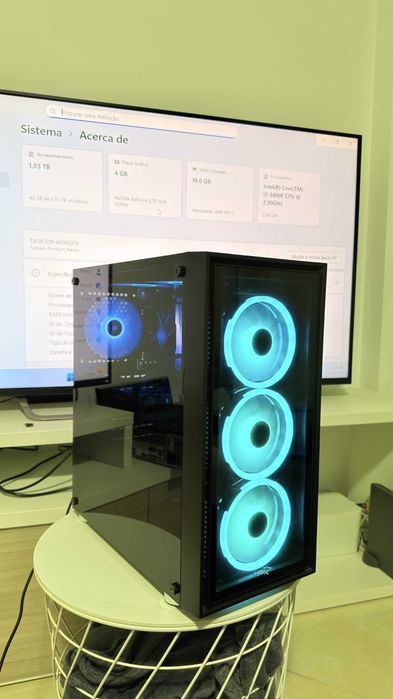 PC Gamer RGB i5 9400f 16GB GTX 1650 Super SSD
