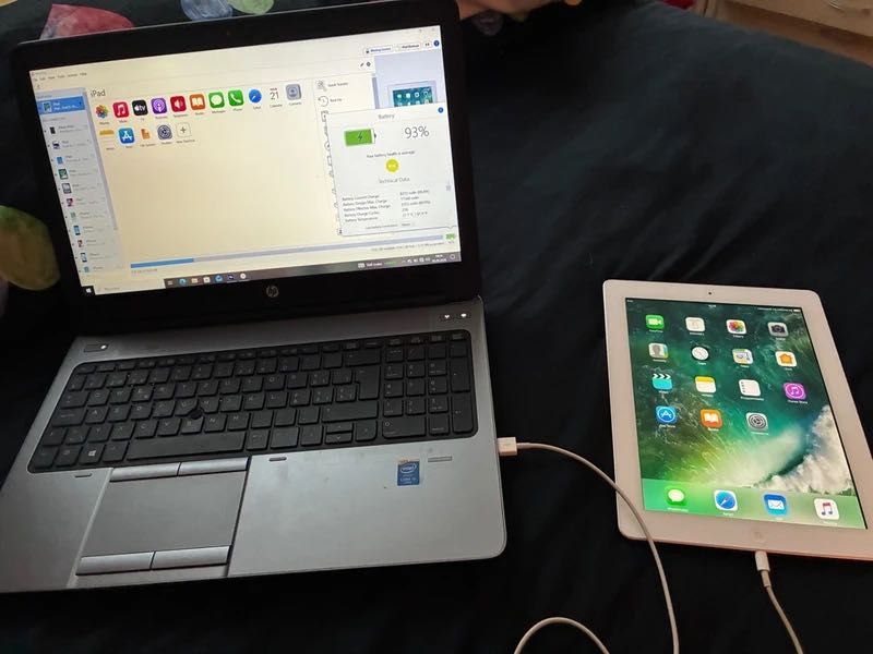 Apple iPad 4. generacji A1458 kondycja baterii 81%