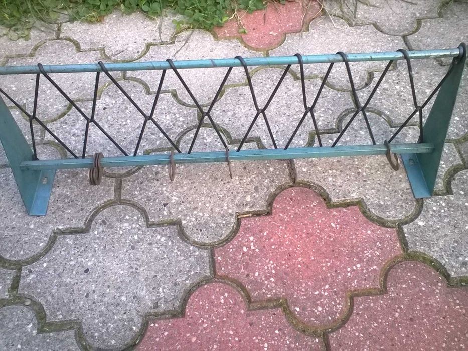 Wieszak na garderobę metalowy prl