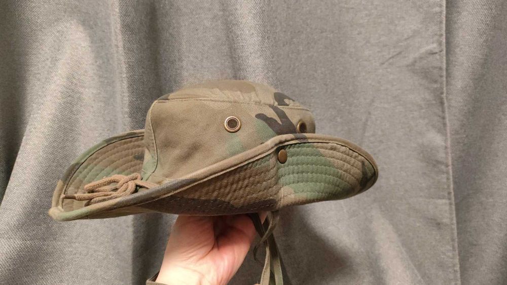 Військовий тактичний капелюх р. XL ( 60 ,5 см ) ковбойський камуфляжний чоловічий панама шляпа мужская военная армейская камуфляж ковбойская ковбоя