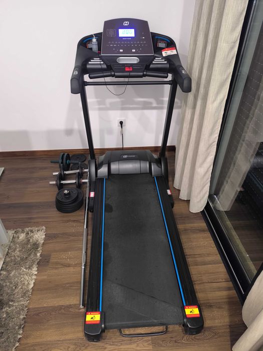 Passadeira BODYTONE DT18+ e conjunto de pesos com barra