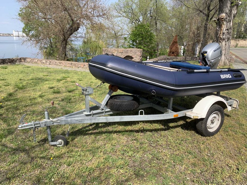 Човен Brig B-310 + двигун Honda 15к.с + лафет UMS