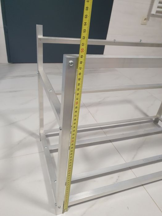 Stelarz  koparki aluminium na 6 kart