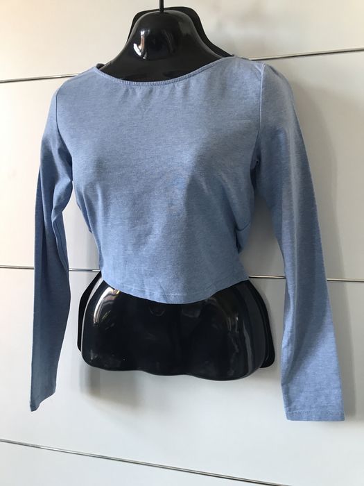 Crop top H&M rozmiar S długi rękaw