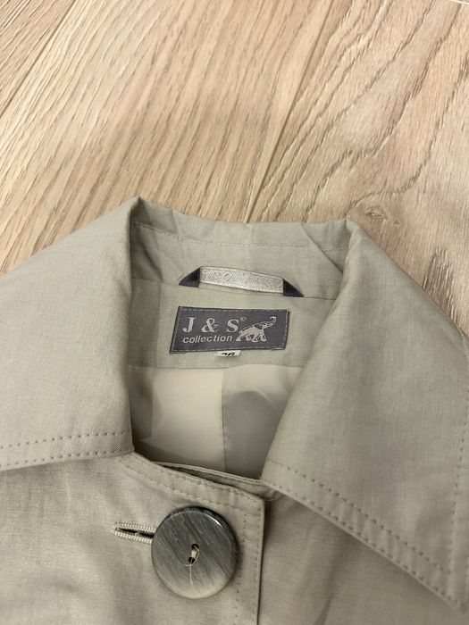 Krótszy piękny vintage plaszcz J&S Collection