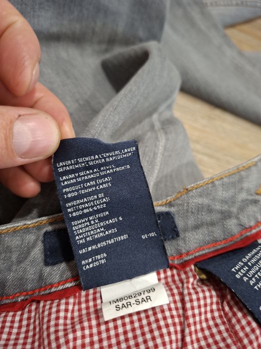 24-O/26 Długie bawełniane spodnie Tommy Hilfiger