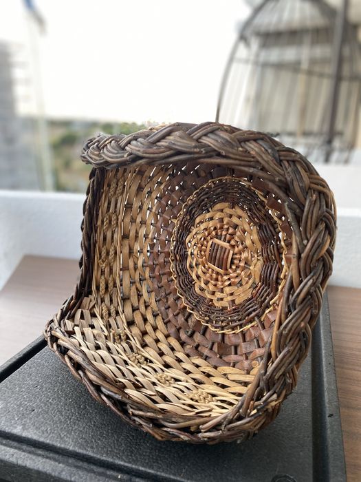 Cesta de Vime Artesanal – 38x30x21 cm