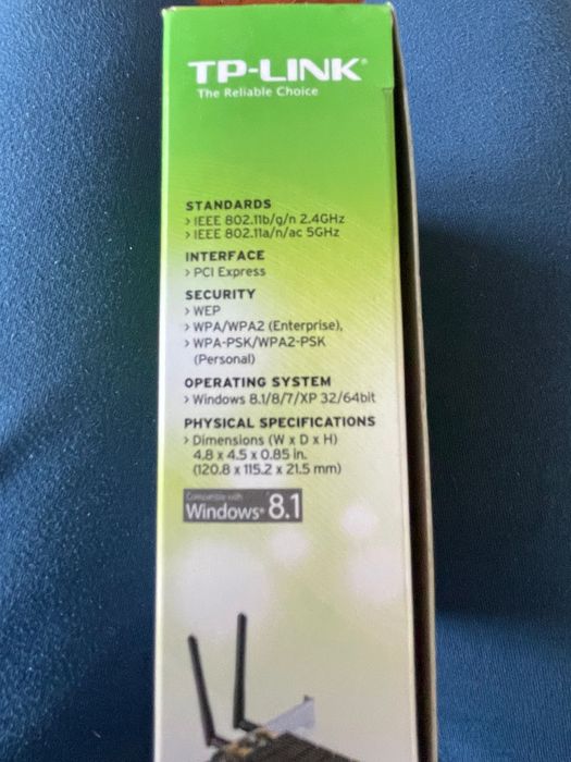 Adaptador PCI Wi-Fi TP-Link AC1300