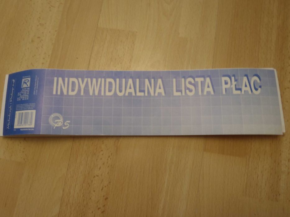 Indywidualna lista wynagrodzeń