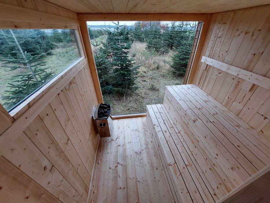 Sauna ogrodowa, sucha, fińska