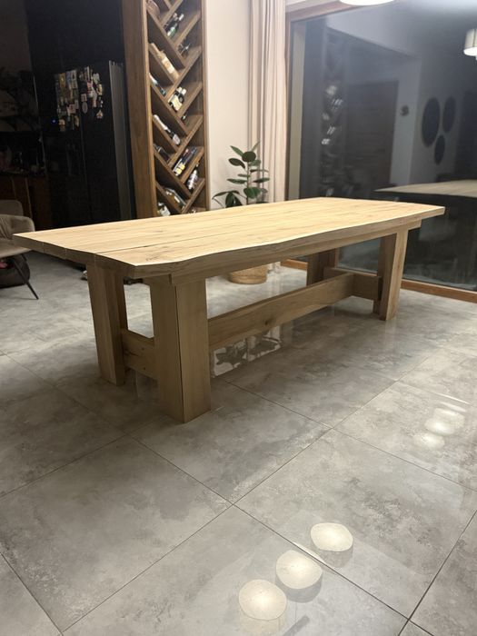 Stół dębowy handmade, możliwość realizacji indywidualnego zamówienia