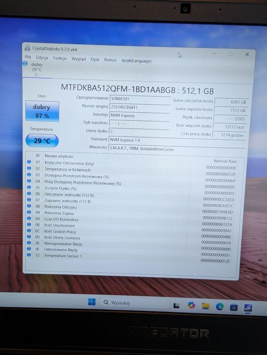 Acer Predator Helios 300 | RTX 3080 8GB | 32GB RAM | Nowa Bateria