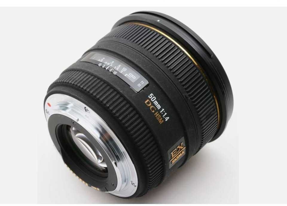 SIGMA EX DG 50mm f/1.4 HSM  p/ Canon ( Full Frame ou AP-c)