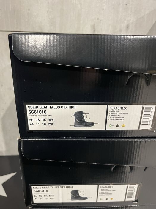Buty robocze zimowe  wysokie Solid Gear Talus Hight S3 GTX