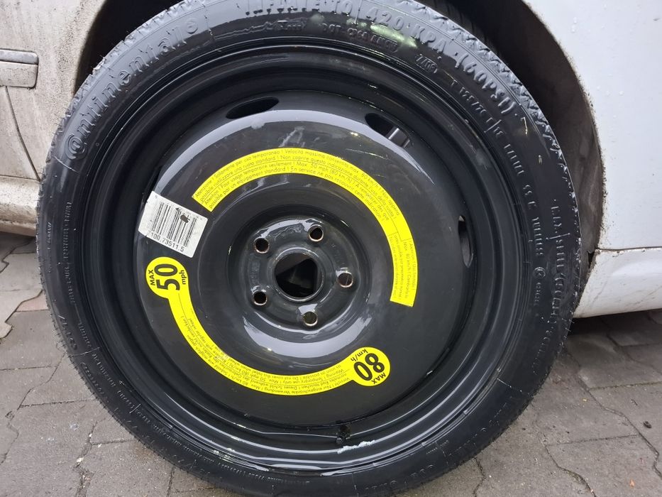 Koło Dojazdowe Zapasowe 18 Cali Audi VW Skoda Seat 5x112 A3 A4 A6 A8
