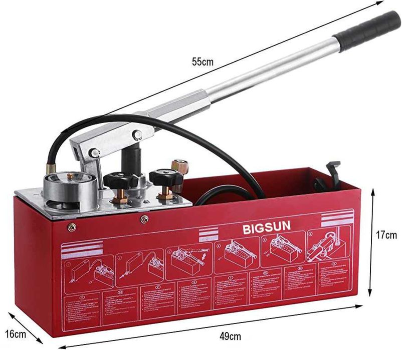 Bomba Teste Pressão Manual