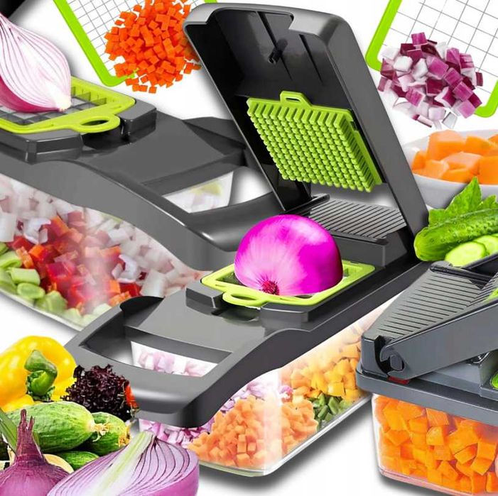 KRAJALNICA SZATKOWNICA do KAPUSTY warzyw i owoców cebuli w kostkę 13W1