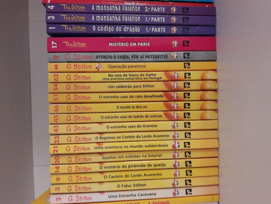 Vários livros G. Stilton