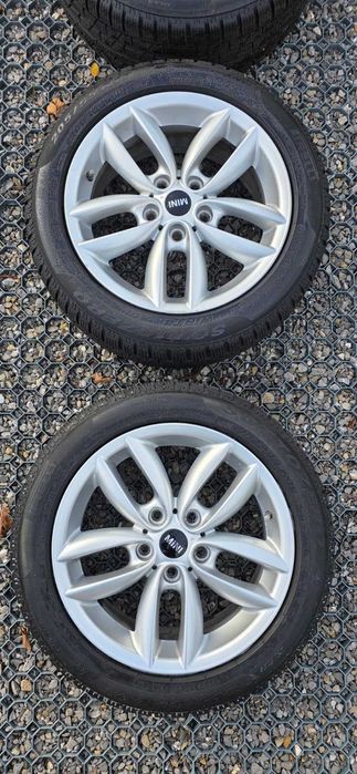 Felgi aluminiowe MINI + opony zimowe PIRELLI      PILNE