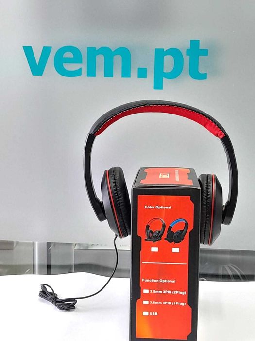 Headphones Auscultador e Auricular - Novos