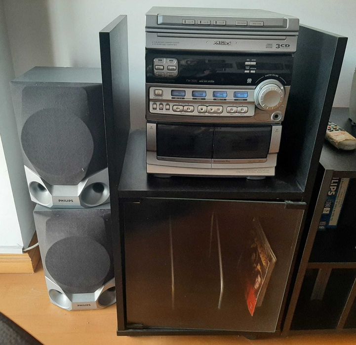 Aparelhagem Philips  com duas colunas - sem uso  NOVO