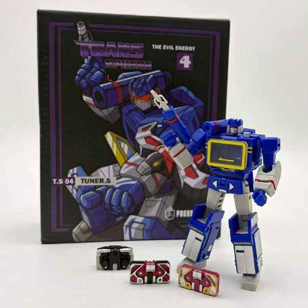 Трансформер Саундвейв Soundwave PocketToys PT-04 з касетами G1 10см
