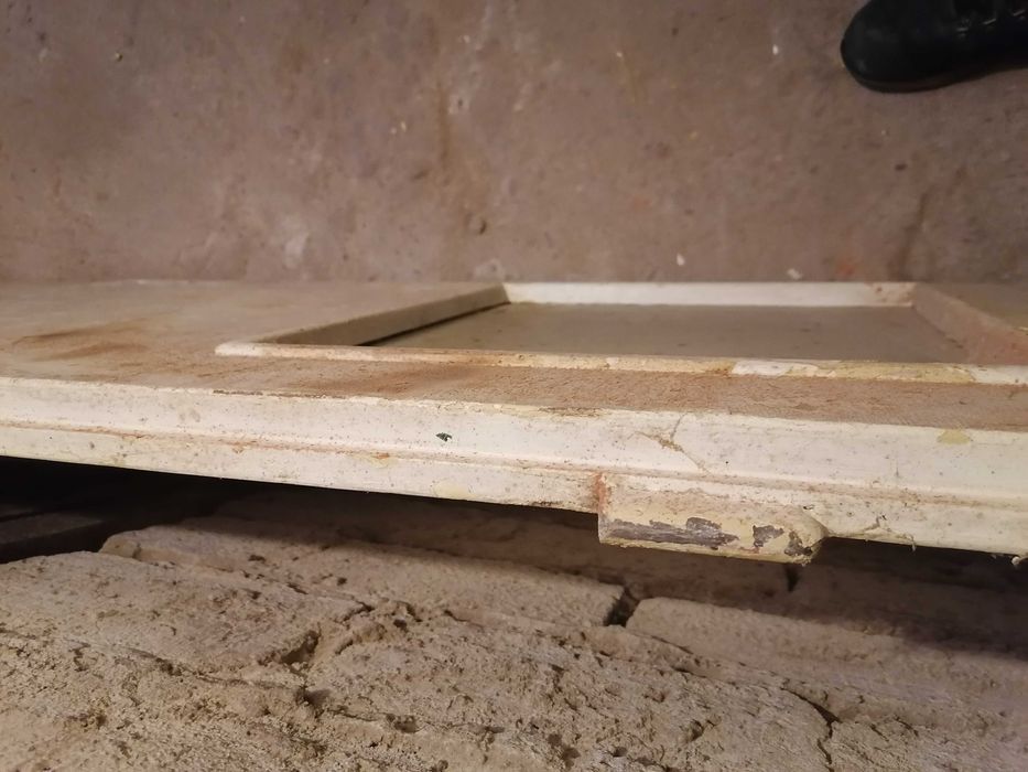 Drzwi skrzydlo lewe 60 200cm duże zawiasy stary typ