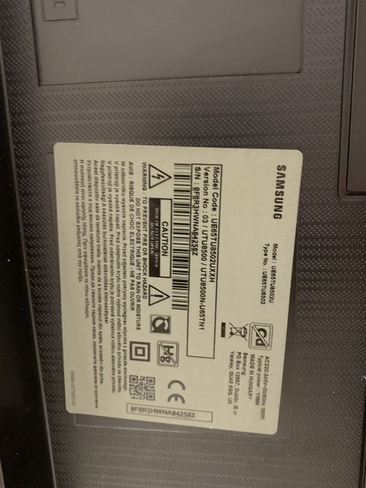 2022rok 4K UHD SmartTV DVB-T2 Samsung 65 cali