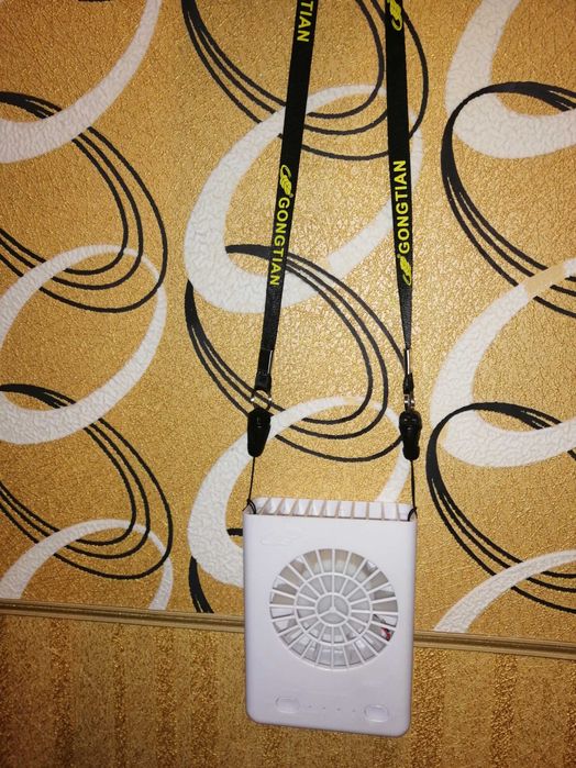 Портативный вентилятор 3 скорости. Аккумулятор 18650 съемный Заряжает