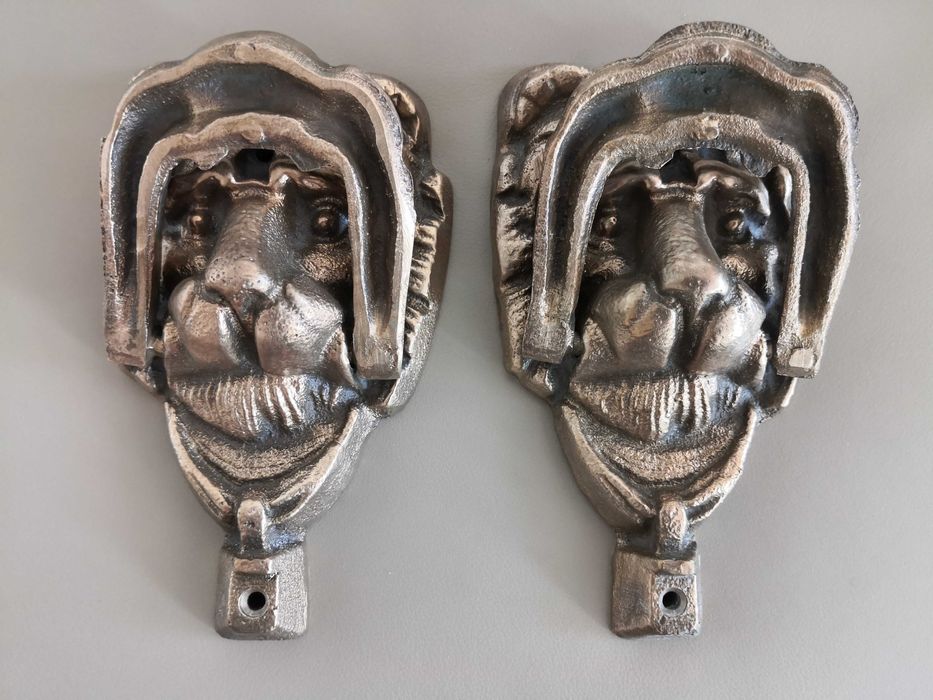 Kołatki mosiężne Lew