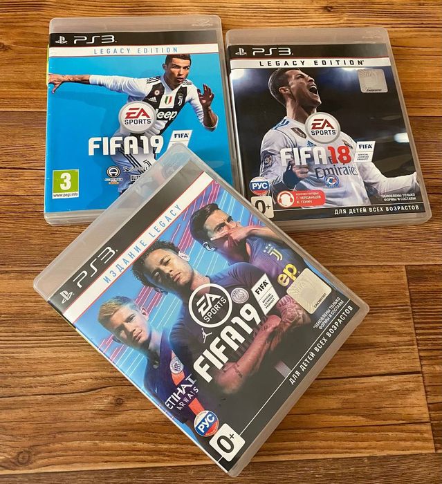 Sony PS3: Remember Me, FIFA 19, Mafia ll (рос.), Meal Gear Solid