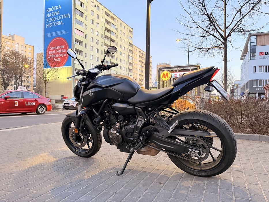 Yamaha mt-07 czarny mat A2!