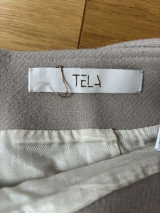 Spódnica Tela beżowa wełniana