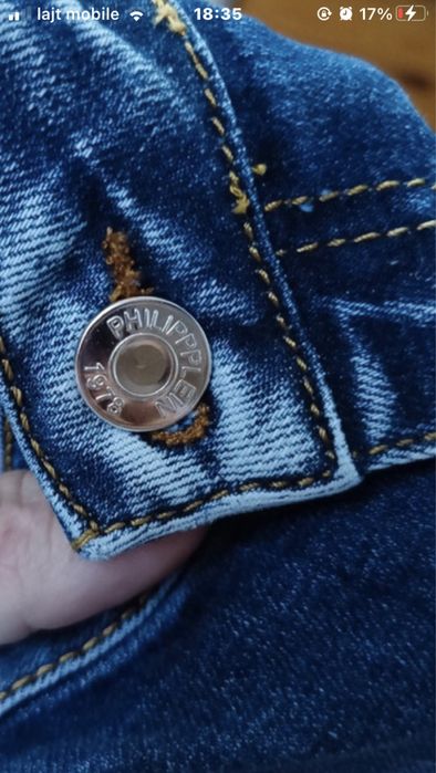 Spodnie Philipp Plein przetarcia ikona luksusu