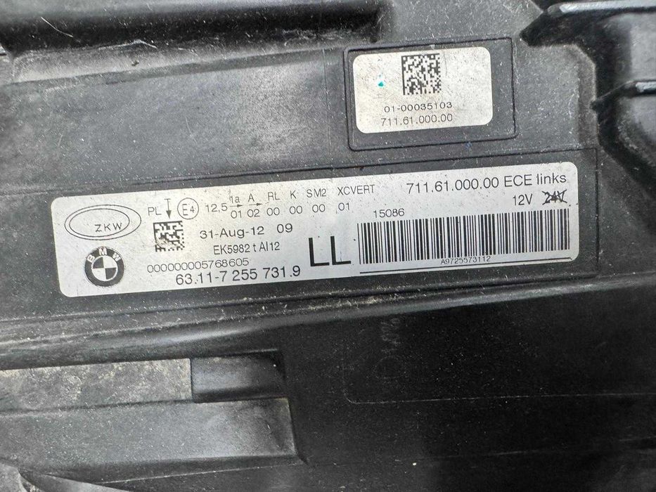 Faróis BMW Série 6 Full LED Adaptativo 2011-2018 OEM Esquerdo/Direito