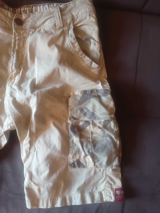 Szorty Alpha Industries camo pocket short